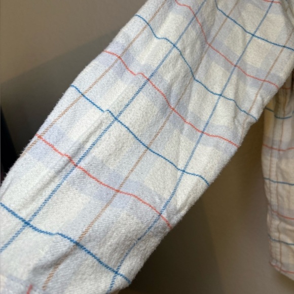 Pendleton WOMEN'S GIRLFRIEND DOUBLE-BRUSHED FLANNEL SHIRT Cream Neutral - Picture 5 of 9